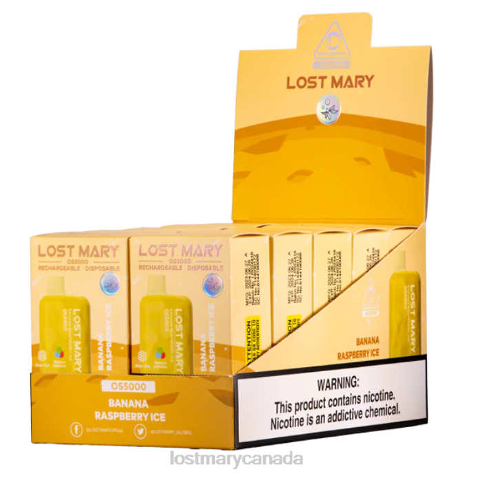 LOST MARY OS5000 Banana Raspberry Ice -LOST MARY Price 228DD4