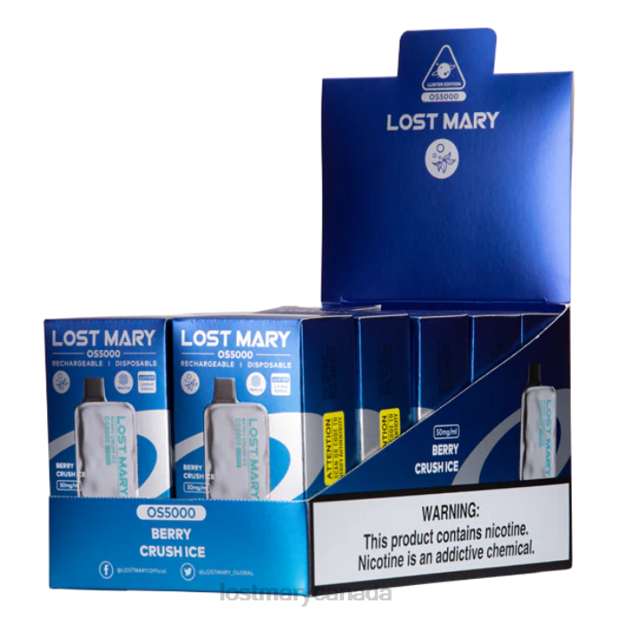 LOST MARY OS5000 Luster Berry Crush Ice -LOST MARY Vape Canada 228DD5