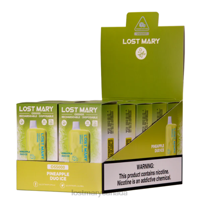 LOST MARY OS5000 Pineapple Duo Ice -LOST MARY Flavours 228DD56