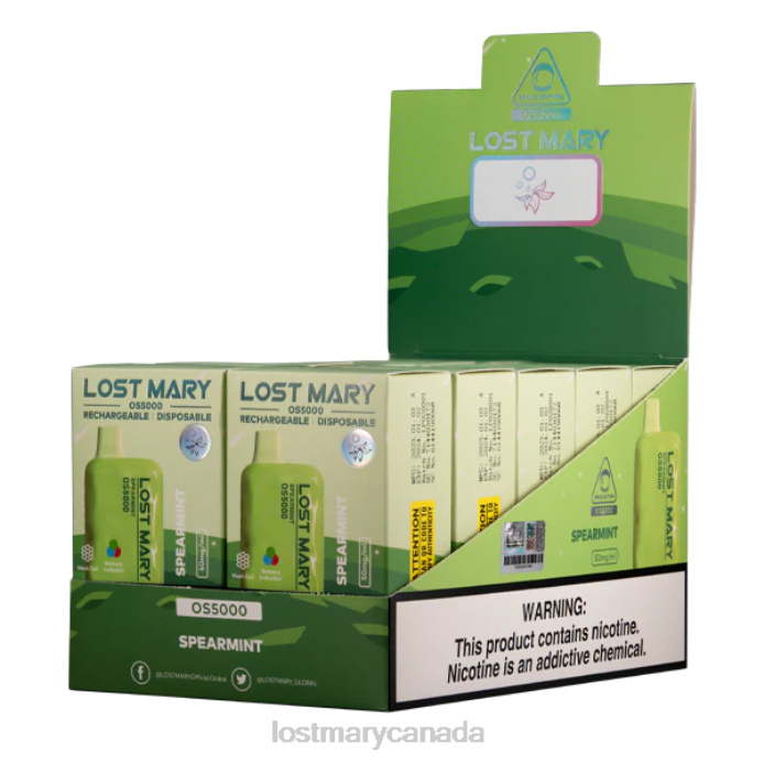 LOST MARY OS5000 Spearmint -LOST MARY Canada 228DD62